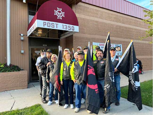 American Legion Riders POW/MIA Candlelight Remembrance Walk in North St. Paul.