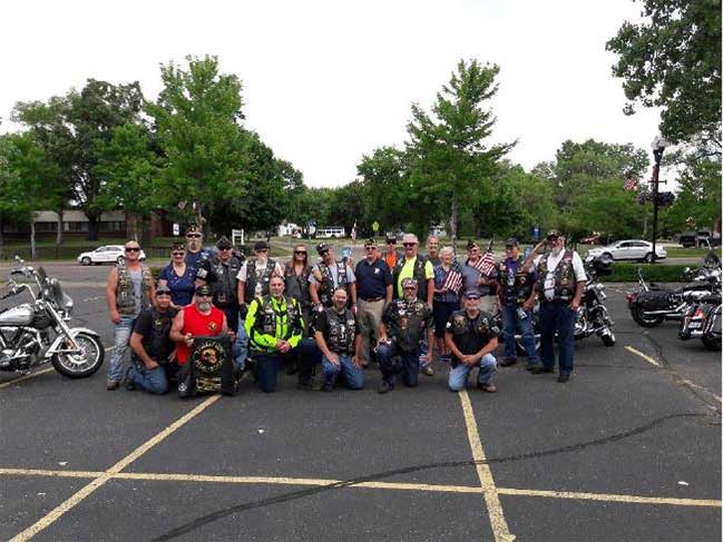 American Legion Riders Christmas in July.