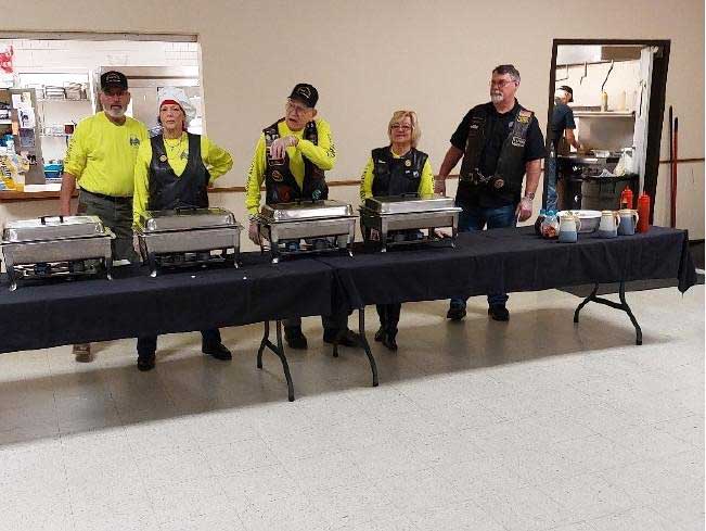 American Legion Riders Pearl Harbor Pancake Breakfast at North St. Paul Legion.