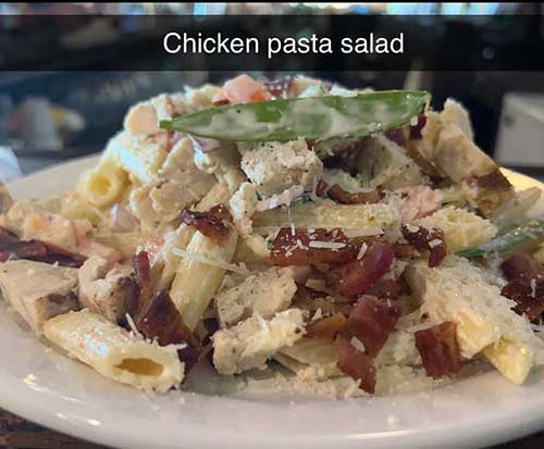 Chicken Pasta Salad at the Legion!