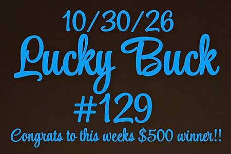Lucky Buck win number.