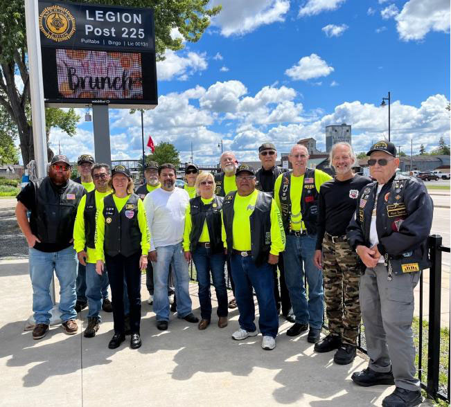 American Legion Post 39 Riders Lunch Run at Forest Lake Legion.